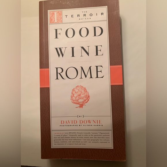 Food, wine, Rome by David Downie LIKE NEW TRAVEL BOOK - Picture 1 of 6